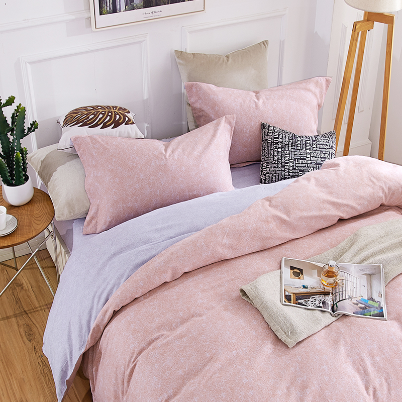 富麗真金磨毛全棉四件套 簡約加厚，舒適之選